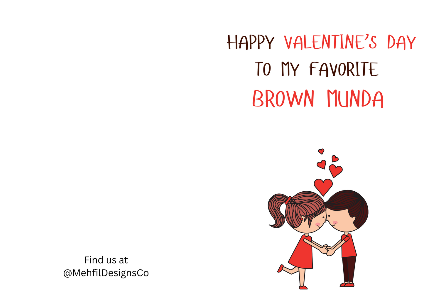 Brown Munda Card
